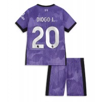 Camiseta Liverpool Diogo Jota #20 Tercera Equipación Replica 2023-24 para niños mangas cortas (+ Pantalones cortos)
